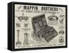 Advertisement, Mappin Brothers-null-Framed Stretched Canvas