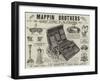 Advertisement, Mappin Brothers-null-Framed Giclee Print