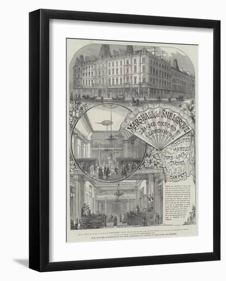 Advertisement, Marshall and Snelgrove-Thomas Sulman-Framed Giclee Print