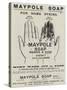 Advertisement, Maypole Soap-null-Stretched Canvas