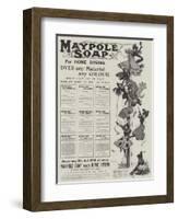 Advertisement, Maypole Soap-null-Framed Giclee Print