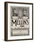 Advertisement, Mellin's Food-null-Framed Giclee Print