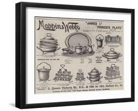 Advertisement, Meppin and Webb-null-Framed Giclee Print