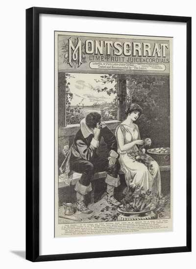 Advertisement, Montserrat Lime Fruit Juice and Cordials-null-Framed Giclee Print