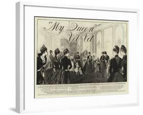 Advertisement, My Queen Vel-Vel-null-Framed Giclee Print