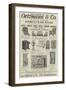 Advertisement, Oetzmann and Company-null-Framed Giclee Print