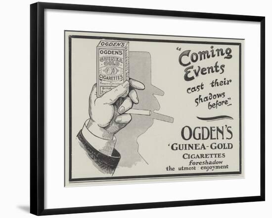 Advertisement, Ogden's Guinea-Gold Cigarettes-null-Framed Giclee Print