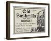 Advertisement, Old Bushmills Whiskey-null-Framed Giclee Print