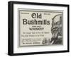 Advertisement, Old Bushmills Whiskey-null-Framed Giclee Print