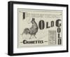 Advertisement, Old Gold Cigarettes-null-Framed Giclee Print