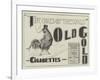 Advertisement, Old Gold Cigarettes-null-Framed Giclee Print