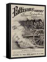 Advertisement, Pattisons' Whisky-null-Framed Stretched Canvas