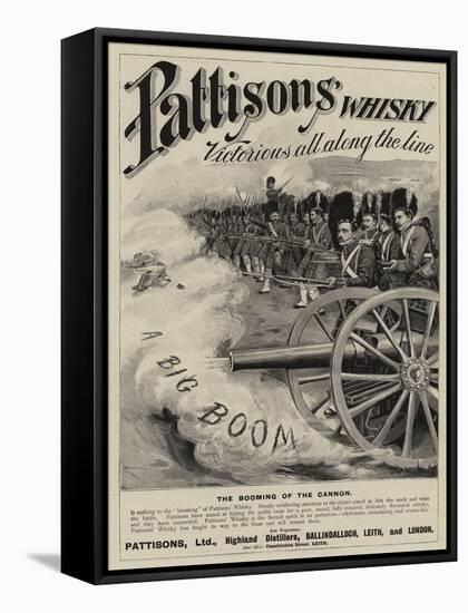 Advertisement, Pattisons' Whisky-null-Framed Stretched Canvas