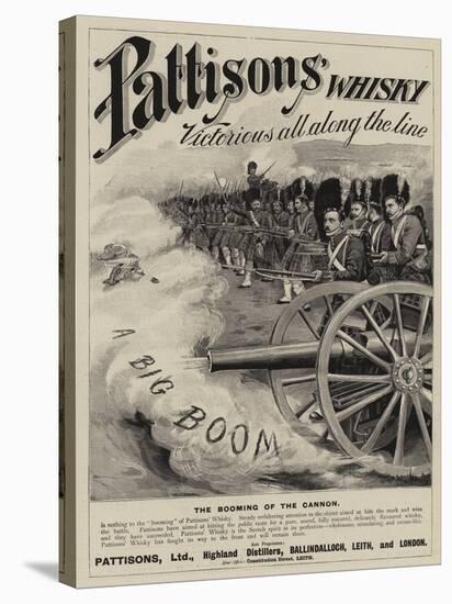 Advertisement, Pattisons' Whisky-null-Stretched Canvas