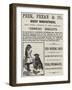 Advertisement, Peek Frean and Co's Biscuits-null-Framed Giclee Print