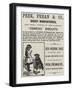 Advertisement, Peek Frean and Co's Biscuits-null-Framed Giclee Print