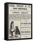 Advertisement, Peek Frean and Co's Biscuits-null-Framed Stretched Canvas