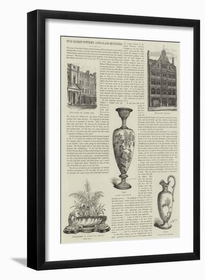 Advertisement, Phillips', Pottery and Glass Manufacturer-null-Framed Giclee Print