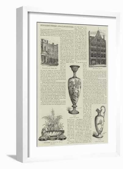 Advertisement, Phillips', Pottery and Glass Manufacturer-null-Framed Giclee Print