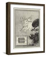 Advertisement, Player's Navy Cut-null-Framed Giclee Print