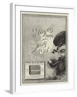 Advertisement, Player's Navy Cut-null-Framed Giclee Print