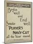 Advertisement, Player's Navy-Cut-null-Mounted Giclee Print