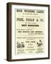 Advertisement, Rich Wedding Cakes-null-Framed Giclee Print