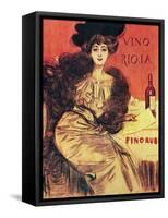 Advertisement. "Rioja Wine.modernist Style. Early 20th Century. Spain-Ramon Casas-Framed Stretched Canvas