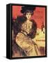 Advertisement. "Rioja Wine.modernist Style. Early 20th Century. Spain-Ramon Casas-Framed Stretched Canvas