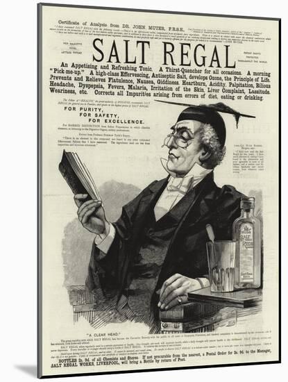 Advertisement, Salt Regal-null-Mounted Giclee Print