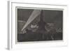 Advertisement, Scene in Trafalgar Square on the Night of 21 October-null-Framed Giclee Print