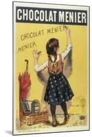 Advertisement Sign for 'Chocolat Menier', 1893-null-Mounted Art Print