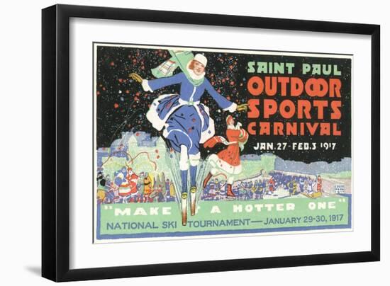 Advertisement, St. Paul Carnival, Minnesota-null-Framed Art Print