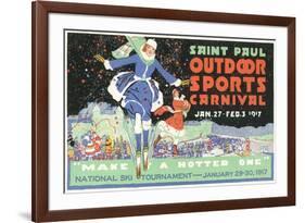 Advertisement, St. Paul Carnival, Minnesota-null-Framed Premium Giclee Print