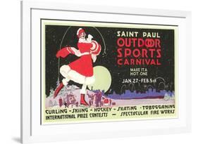 Advertisement, St. Paul Carnival, Minnesota-null-Framed Art Print