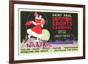 Advertisement, St. Paul Carnival, Minnesota-null-Framed Premium Giclee Print