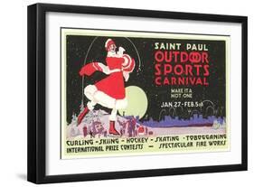 Advertisement, St. Paul Carnival, Minnesota-null-Framed Art Print