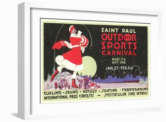 Advertisement, St. Paul Carnival, Minnesota-null-Framed Art Print