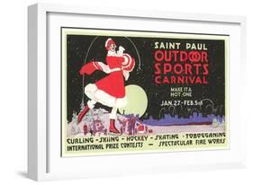 Advertisement, St. Paul Carnival, Minnesota-null-Framed Art Print