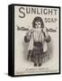 Advertisement, Sunlight Soap-William Powell Frith-Framed Stretched Canvas