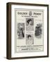 Advertisement, the Golden Penny-null-Framed Giclee Print