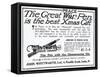 Advertisement 'The Great War Pen Is the Best Xmas Gift'-null-Framed Stretched Canvas