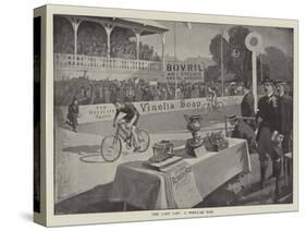 Advertisement, the Last Lap, a Popular Win-null-Stretched Canvas