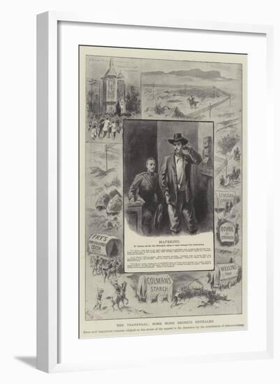 Advertisement, the Transvaal, Some More Secretes Revealed-null-Framed Giclee Print