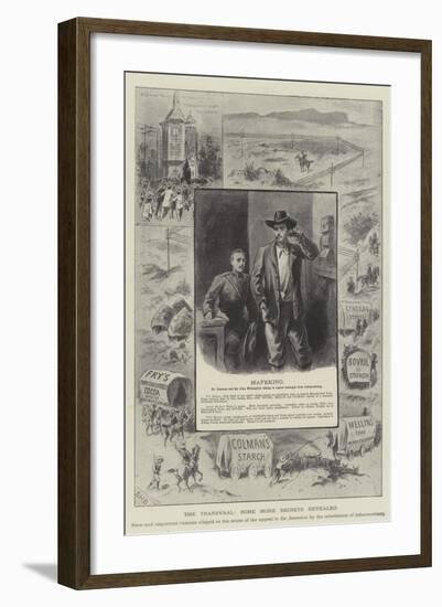 Advertisement, the Transvaal, Some More Secretes Revealed-null-Framed Giclee Print