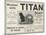 Advertisement, Titan Soap-null-Mounted Giclee Print