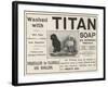 Advertisement, Titan Soap-null-Framed Giclee Print