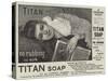 Advertisement, Titan Soap-null-Stretched Canvas