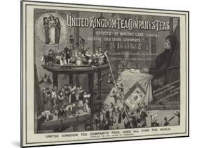 Advertisement, United Kingdom Tea Company-null-Mounted Giclee Print