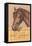 Advertisement with Horse-null-Framed Stretched Canvas